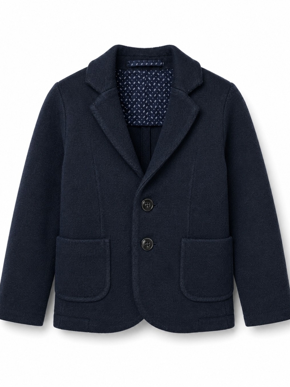 Hackett London boys navy knit blazer, size 2 Years